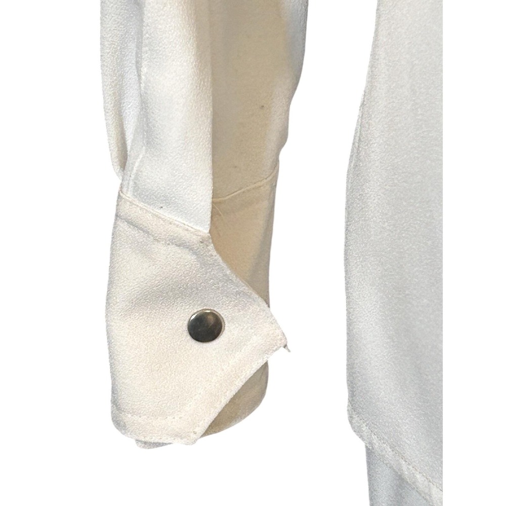 Vintage Sir James 60s 70s Polyester Pant Suit Dagger Flare Disco Mod Rockabilly - Picture 7 of 14